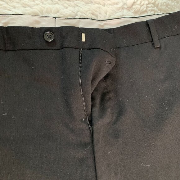Men's Black Pants/Slacks Size 45 Black RN #77219 85% Wool - Picture 2 of 6